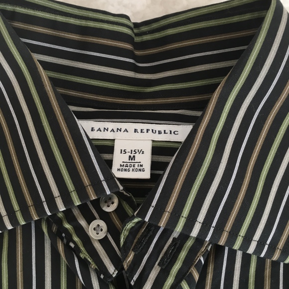 NWOT-Banana Republic Men's Shirt Medium - Picture 3 of 3